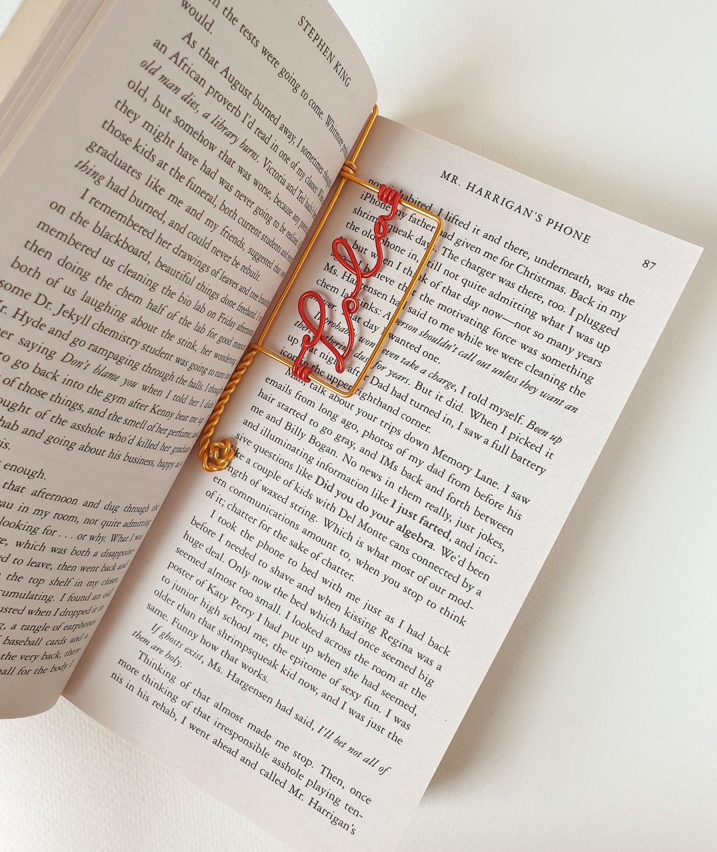 Personalized Framed Bookmark