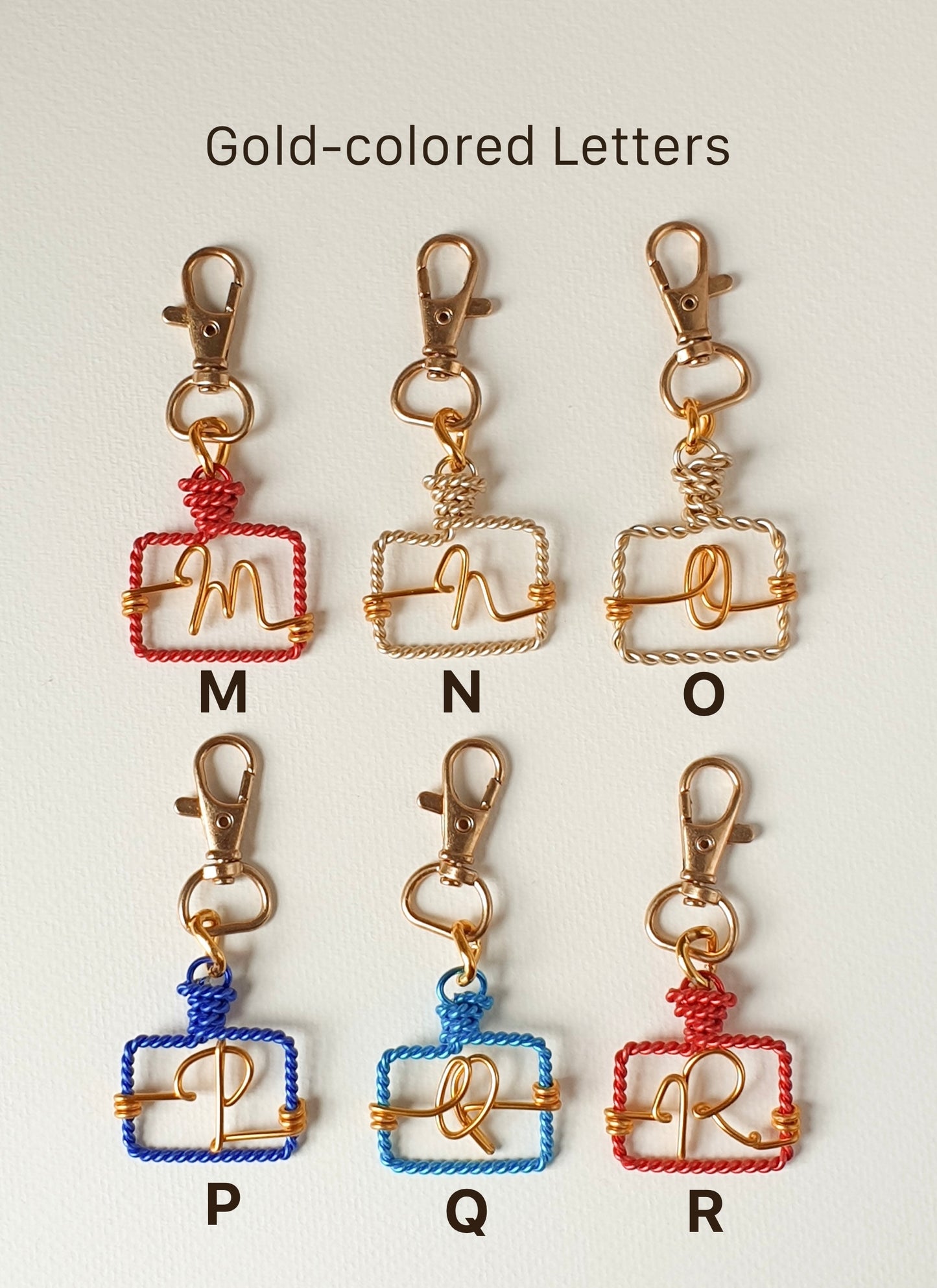 Letter Bag Tag (M to R)