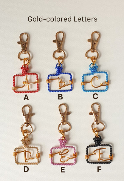 Letter Bag Tag (A to F)