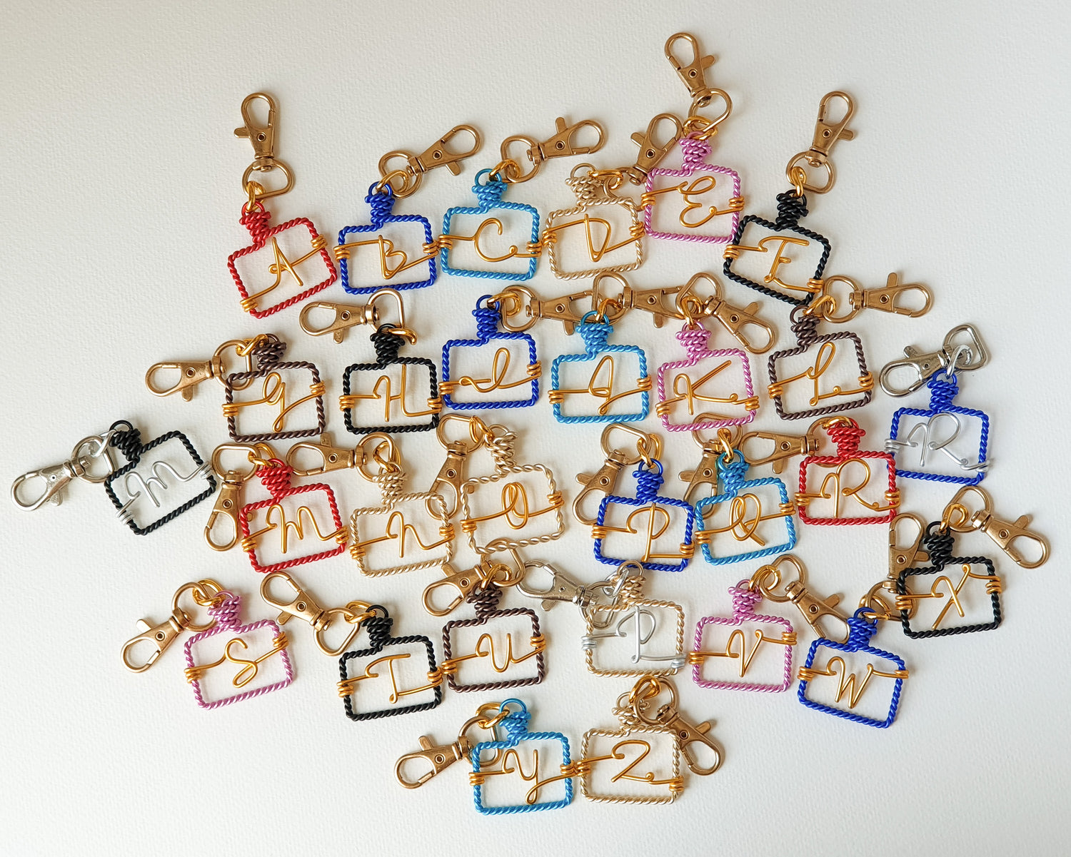 Letter Keychains