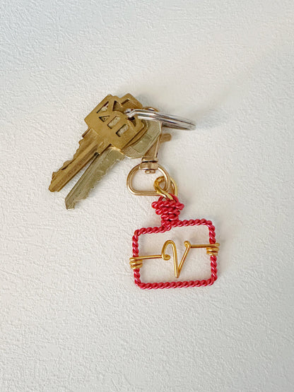 Letter Keychain (M to R)